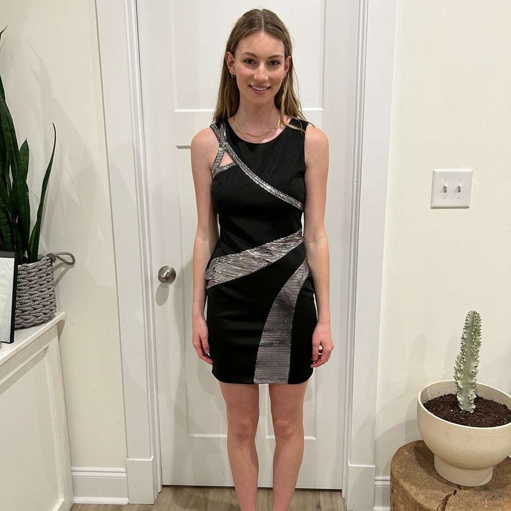 Bebe Black Mini Dress
